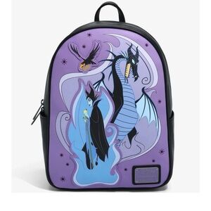 NWT Loungefly Disney Sleeping Beauty Maleficent Transformation Mini Backpack